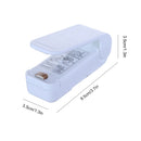 Mini máquina de selagem usb recarregável, selador de calor portátil, clipe para saco de armazenamento, pacote de plástico, aparelho de cozinha portátil