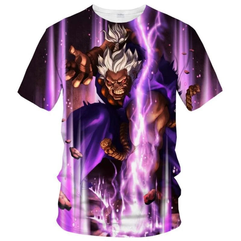 Camiseta Street Fighter masculina e feminina, fina em 3D, blusa infantil, tamanho grande, casual, nova, moda de verão, venda quente, 100-6XL, 2023