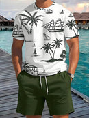 Estilo Tropical: Conjunto Masculino para Esporte e Lazer