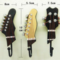 Guitarra nórdica gancho decorativo, Artesanato da resina, Música Wall Hook, Home Decor
