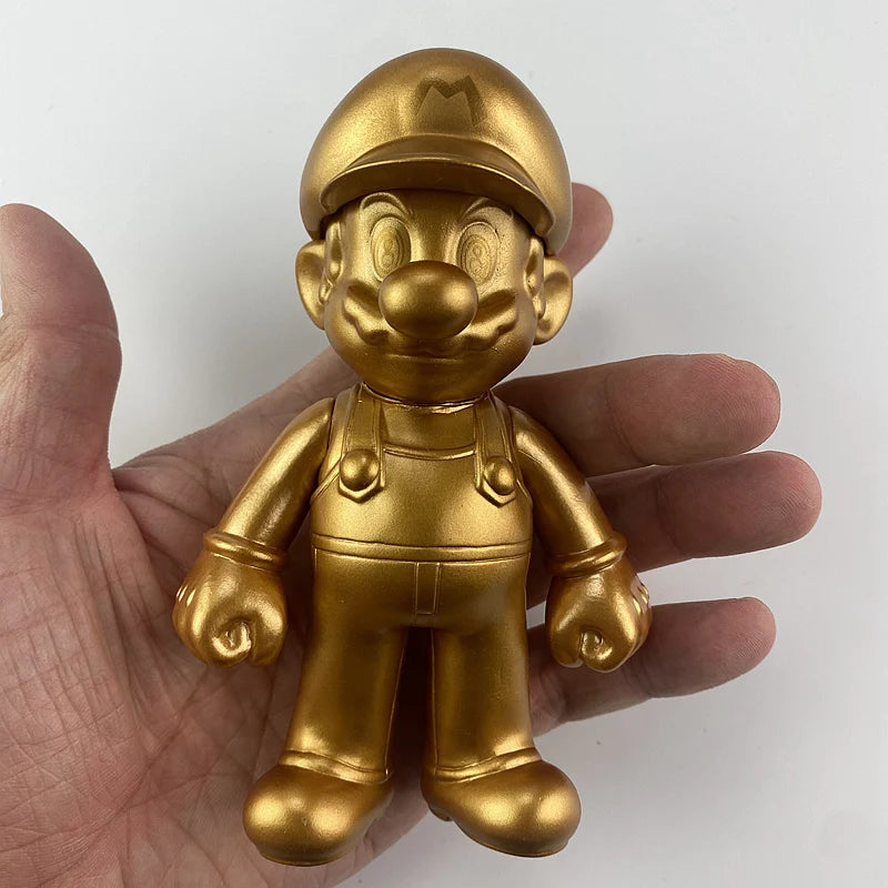 Action Figure Brinquedos de Super Mario, Puxe o Carro, Yoshi Verde, Donkey Kong, Bowser, Luigi, Sapo, Jogo de Anime, Presentes para Crianças, 24 Estilos