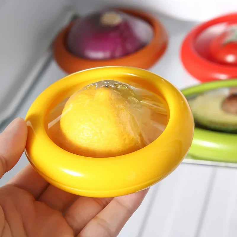 Abacate caixa de armazenamento de alimentos frutas fresco-mantendo capa vegetal preservação selo capa colorida ferramentas de cozinha acessórios de cozinha