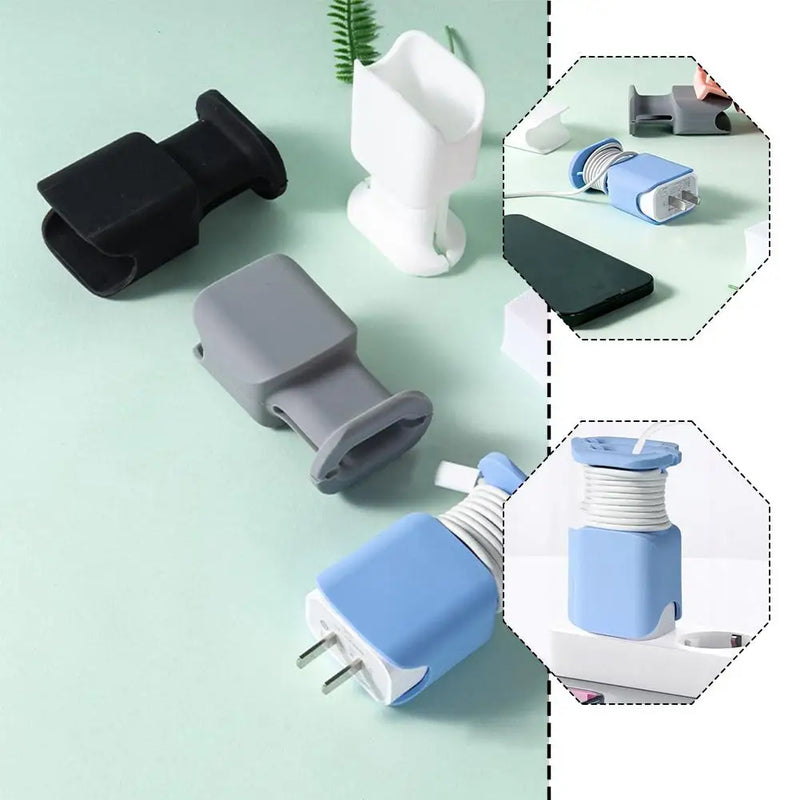 Organiza e carrega Silicone – sem fios soltos, sem quebras!