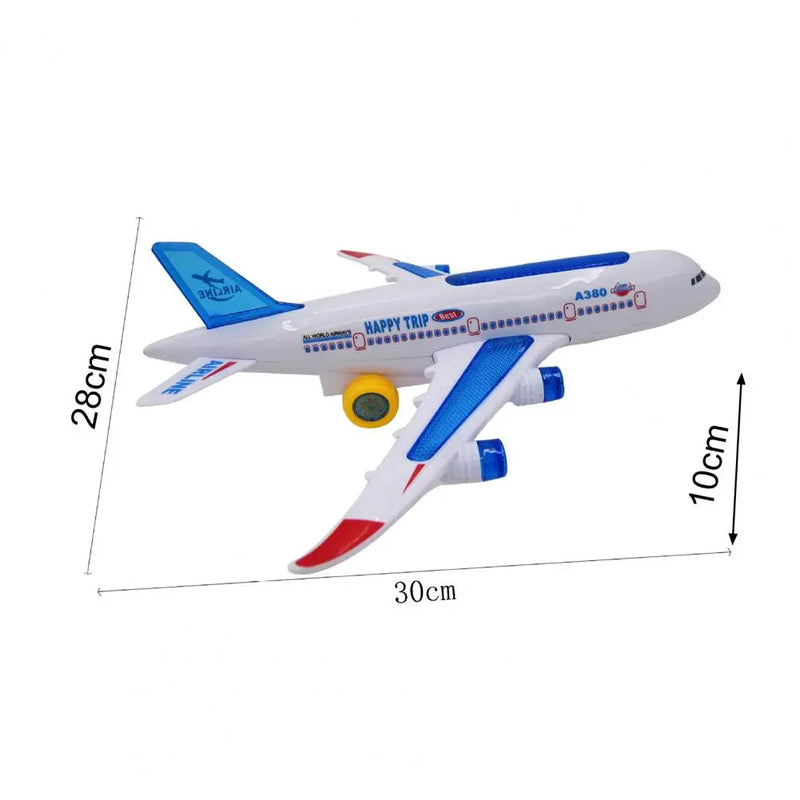 Flash Aéreo: Avião com Efeitos de Luz e Som