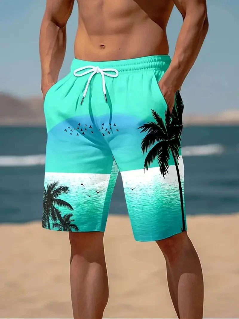 🌴 Vibe Tropical – Bermuda Praia Estilo Havaí