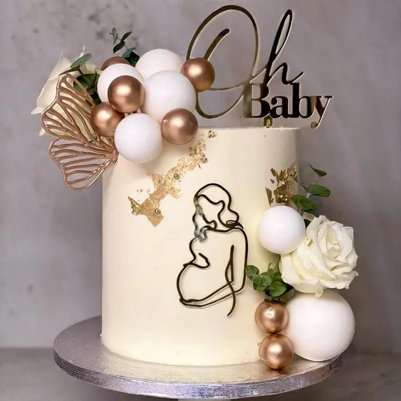 Acrílico Mãe Para Ser Cake Topper, Fontes do partido para o Casamento, Grávida De Aniversário, Chuveiro De Bebê, Arte