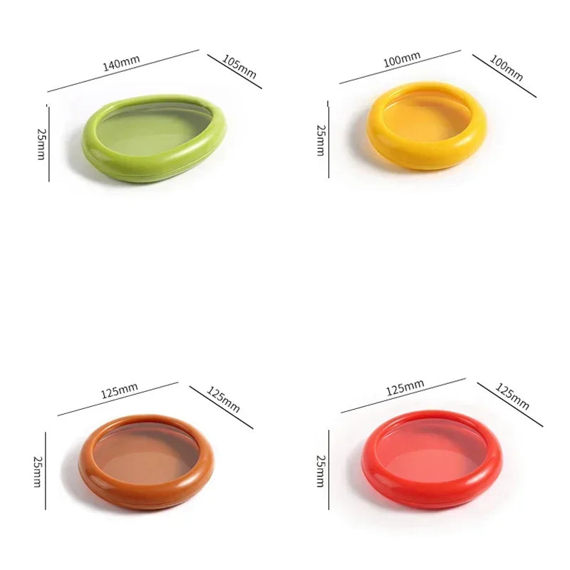 Abacate caixa de armazenamento de alimentos frutas fresco-mantendo capa vegetal preservação selo capa colorida ferramentas de cozinha acessórios de cozinha