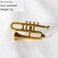 Saxofone miniatura para Dollhouse, modelo de instrumentos musicais clássicos, mini ornamentos musicais, presentes de Natal, acessórios para decoração