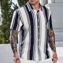 Verão Havaiano - Camisa Listrada Floral 3D e plus size