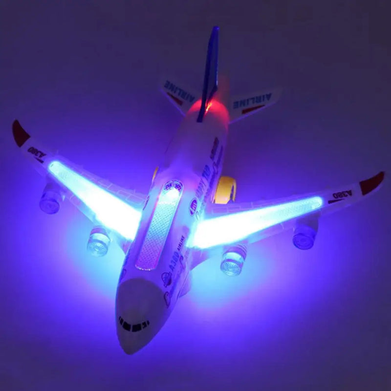 Flash Aéreo: Avião com Efeitos de Luz e Som