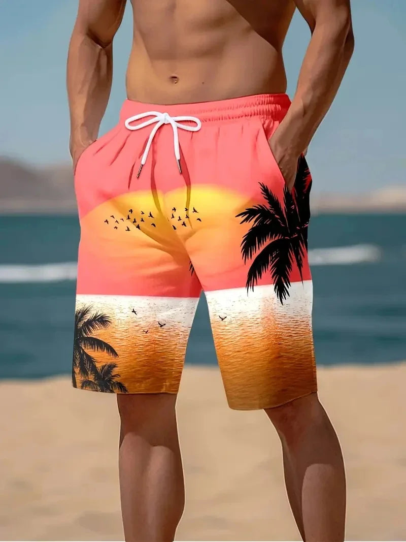🌴 Vibe Tropical – Bermuda Praia Estilo Havaí