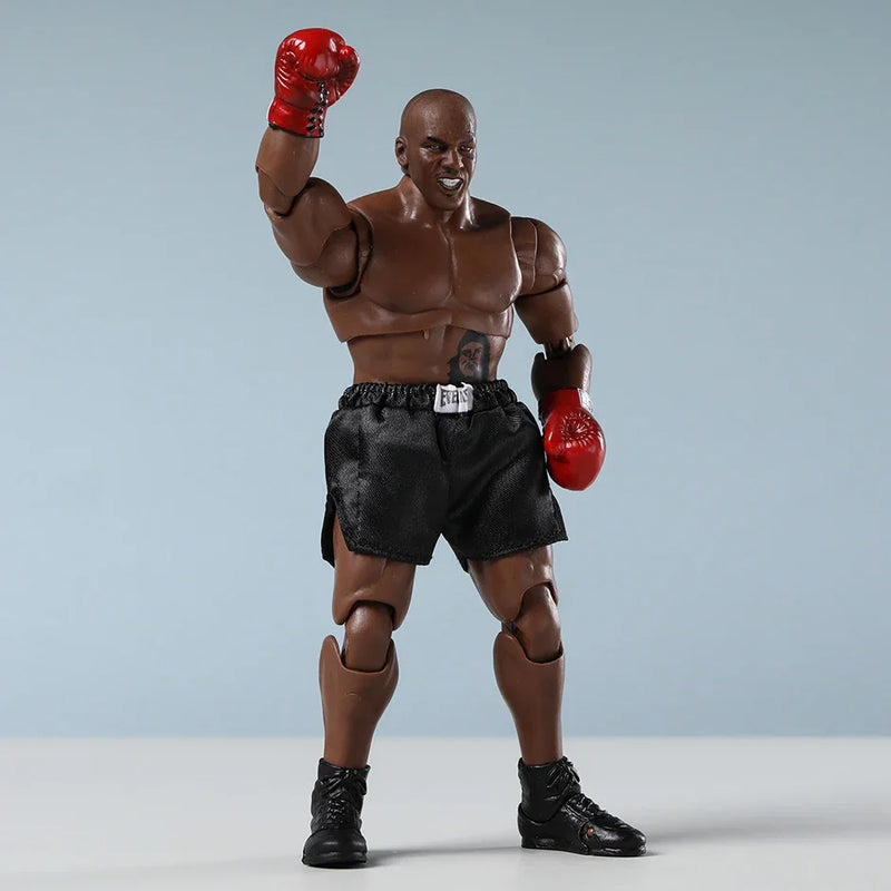 Mike Tyson Final Round Figura de ação de 7 polegadas com acessórios modelo de brinquedo