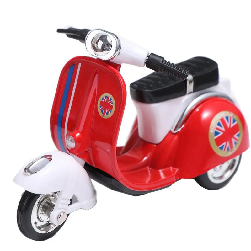 Portátil pull-back modelo de motocicleta diecast inércia mini motocicleta veículo brinquedo simulação em miniatura coleção de brinquedos de motocicleta