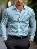 Camisas havaianas de manga comprida masculina, lapela casual de negócios, blusa de praia, roupas masculinas, moda feminina, rua vocacional, verão