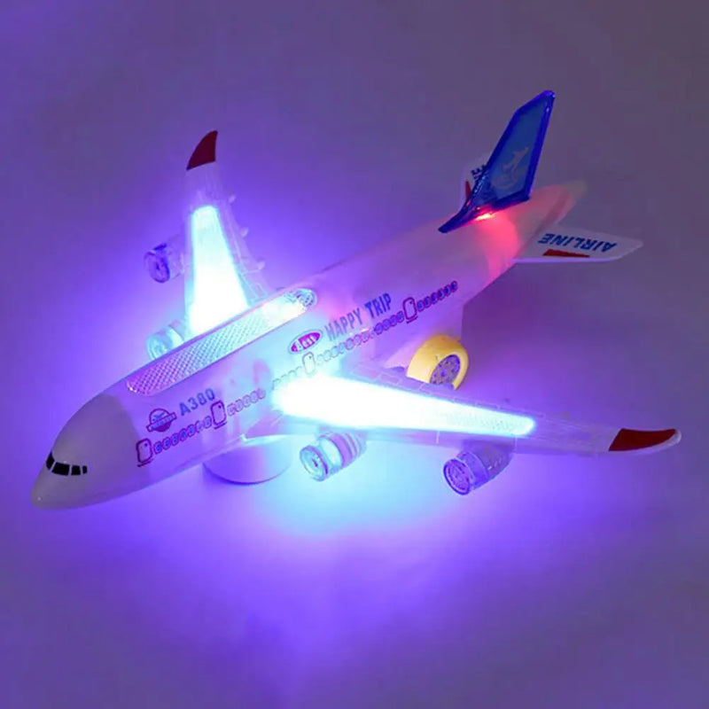 Flash Aéreo: Avião com Efeitos de Luz e Som