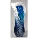 1pc oceano onda pequeno vaso resina artesanato oceano onda vaso decoração oceano série azul decoração para casa 2024