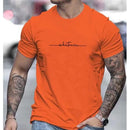 Camiseta masculina de verão simples de alta qualidade topo masculino todos os dias casual camisa esportiva tendência novas roupas oversized solto manga curta