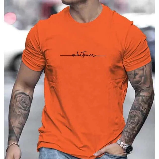 Camiseta masculina de verão simples de alta qualidade topo masculino todos os dias casual camisa esportiva tendência novas roupas oversized solto manga curta