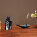 Gesto suporte de incenso resina gesto queimador de incenso para escritório em casa meditação yoga relaxamento mão incenso vara para decoração