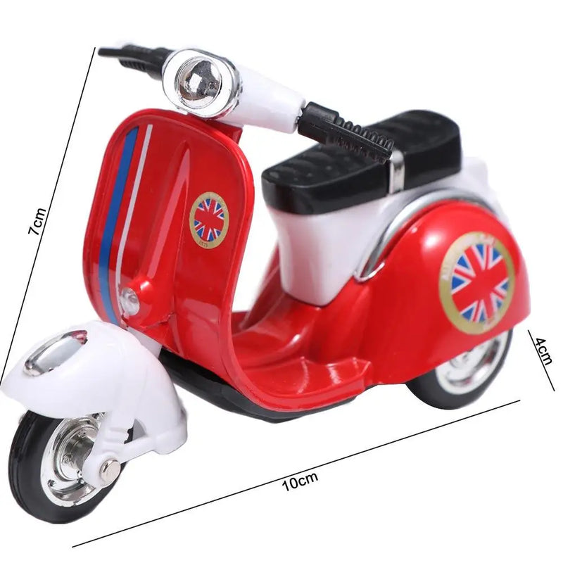 Portátil pull-back modelo de motocicleta diecast inércia mini motocicleta veículo brinquedo simulação em miniatura coleção de brinquedos de motocicleta