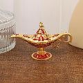Lendário Aladdin Magic Genie Table Lamp, Lâmpada Retro Europeia, Artesanato De Metal, Decoração De Casa, Festa De Casamento