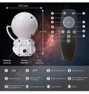 Galaxy e Star Astronaut Projetor, LED Night Light, lâmpada de céu estrelado, decoração do quarto, presentes decorativos para crianças