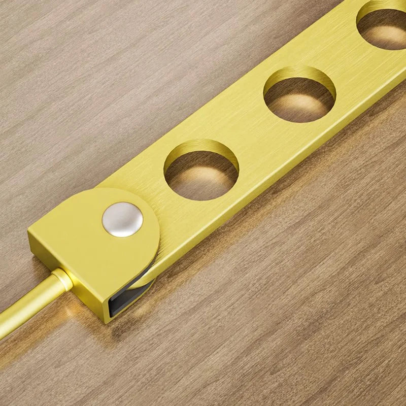 Rack de armazenamento com 8 buracos para cabide de roupas, liga de alumínio, ganchos mágicos rotativos, organizador, guarda-roupa, economizador de espaço