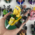 Action Figure Brinquedos de Super Mario, Puxe o Carro, Yoshi Verde, Donkey Kong, Bowser, Luigi, Sapo, Jogo de Anime, Presentes para Crianças, 24 Estilos