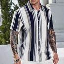 Verão Havaiano - Camisa Listrada Floral 3D e plus size