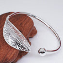 Pulseira Folha Brilhante