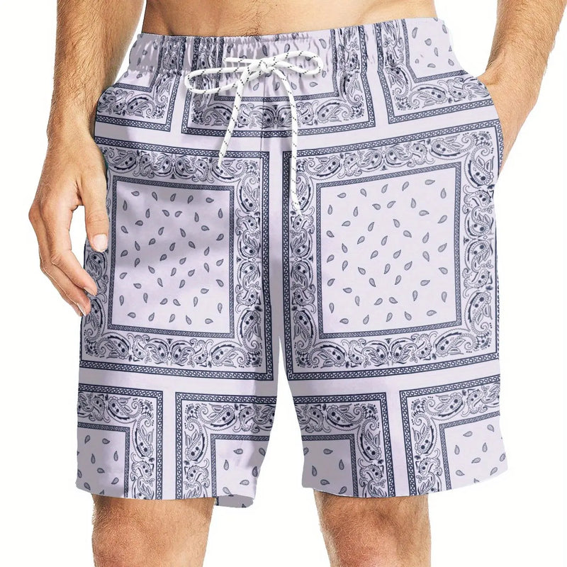 🌴 Vibração Aloha – Shorts Havaiano Masculino 3D