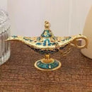 Lendário Aladdin Magic Genie Table Lamp, Lâmpada Retro Europeia, Artesanato De Metal, Decoração De Casa, Festa De Casamento