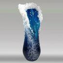 1pc oceano onda pequeno vaso resina artesanato oceano onda vaso decoração oceano série azul decoração para casa 2024