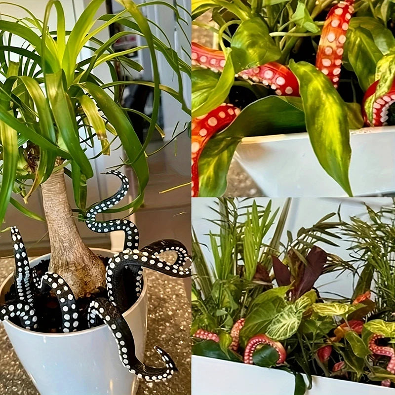 Sea Monster Octopus Tentacles 7-piece Set, Decorative Flower Pot, Home Gift Christmas