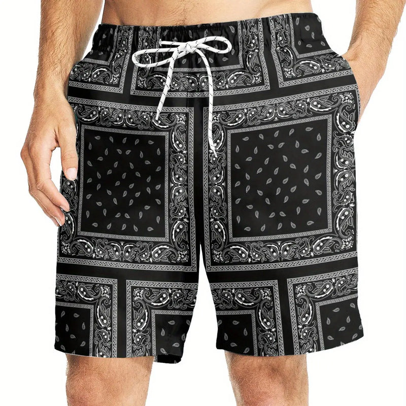🌴 Vibração Aloha – Shorts Havaiano Masculino 3D