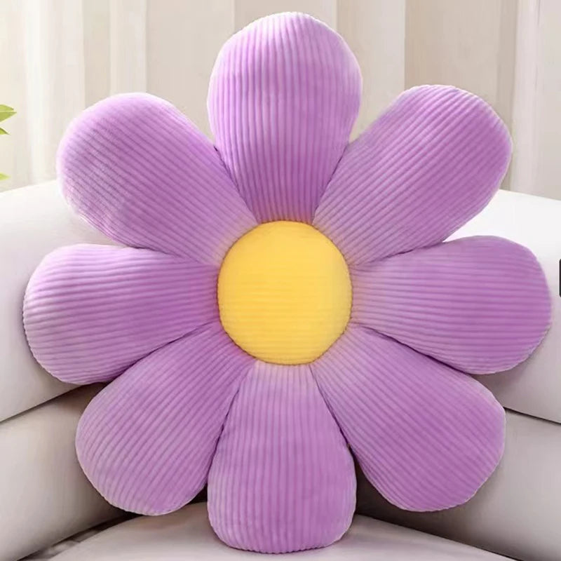 Margarida em forma de almofada cadeira, macio e leve coxim, flor design, para casa, escritório, cozinha, jantar cadeira, cama