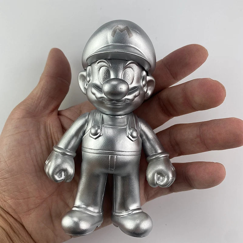 Action Figure Brinquedos de Super Mario, Puxe o Carro, Yoshi Verde, Donkey Kong, Bowser, Luigi, Sapo, Jogo de Anime, Presentes para Crianças, 24 Estilos