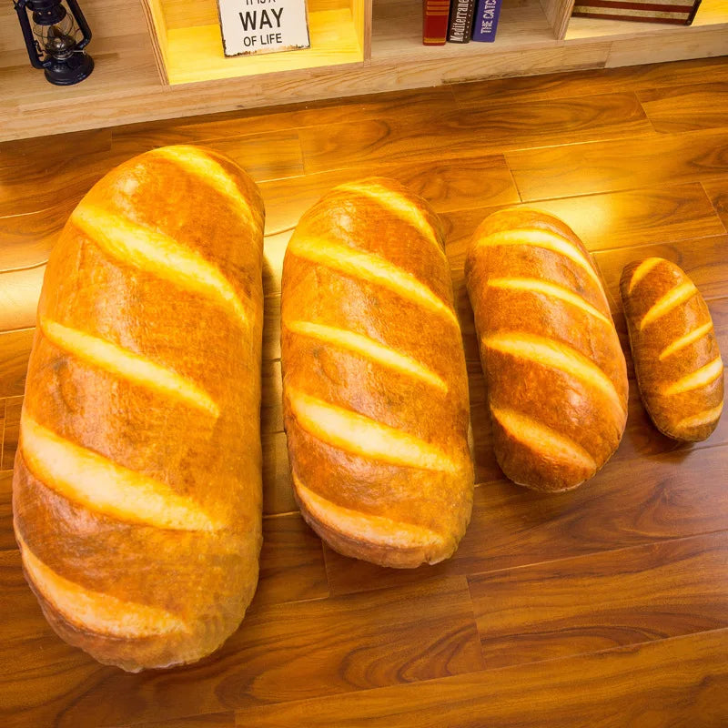 Design de pão de pelúcia lance almofada macio lavável removível travesseiro crianças quarto presente brinquedo recheado casa decorativa poduszki dekoracyjne