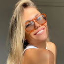 Óculos de sol retrô para homens e mulheres, óculos UV400, óculos na moda, óculos de sol dupla ponte, moda vintage, novo, 2022