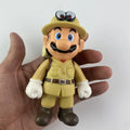 Action Figure Brinquedos de Super Mario, Puxe o Carro, Yoshi Verde, Donkey Kong, Bowser, Luigi, Sapo, Jogo de Anime, Presentes para Crianças, 24 Estilos