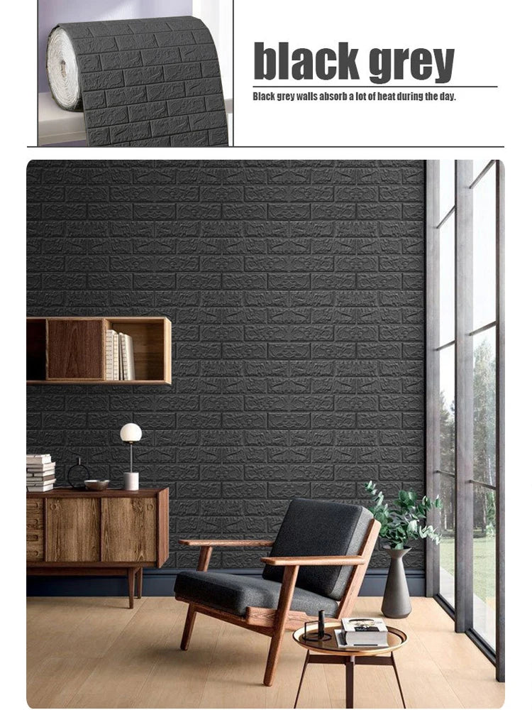 Brick Guard – Adesivo de Parede 3D Anti-colisão e à Prova d'Água