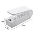 Mini máquina de selagem usb recarregável, selador de calor portátil, clipe para saco de armazenamento, pacote de plástico, aparelho de cozinha portátil