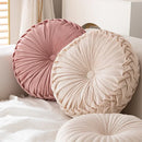 Nordic ins abóbora travesseiro redondo travesseiro rosa assento almofada cintura travesseiro sala de estar sofá homestay decoração rodas putuan