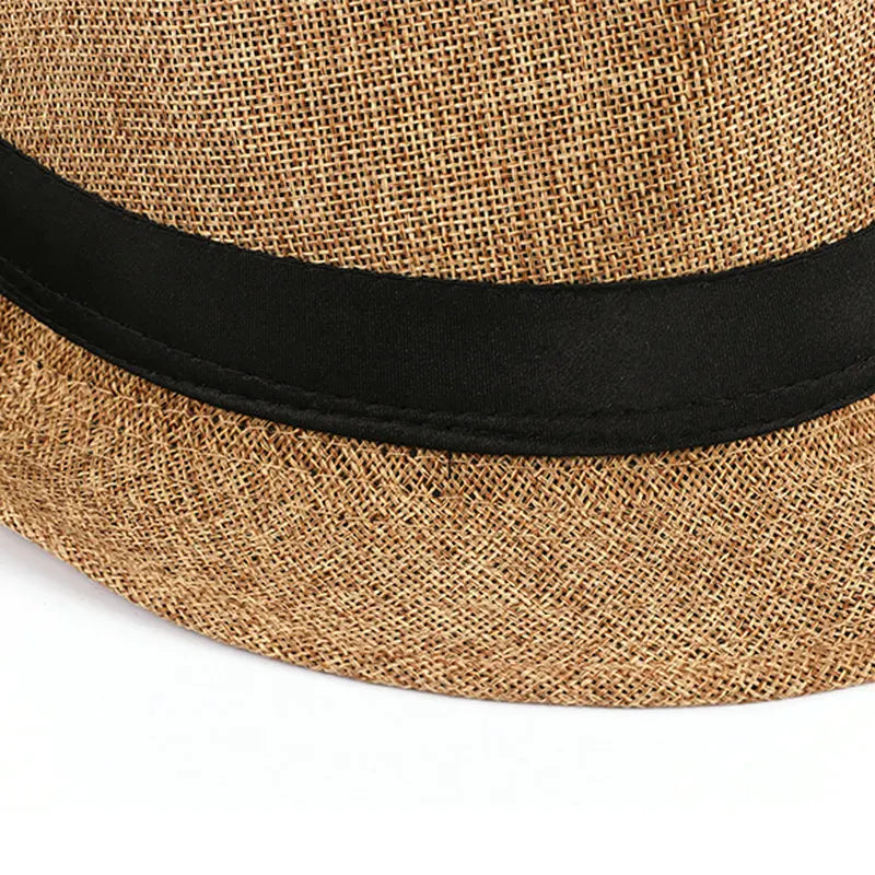 Estilo Jazz - Chapéu Fedora Unissex para Praia