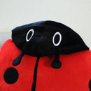 Venda quente interessante wearable joaninha escudo engraçado festa cosplay boneca recheado macio pelúcia dormir travesseiro cama almofada jogo presente