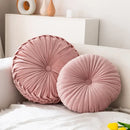Nordic ins abóbora travesseiro redondo travesseiro rosa assento almofada cintura travesseiro sala de estar sofá homestay decoração rodas putuan