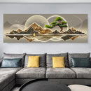 Pintura De Paisagem De Luxo Moderno Para Sala De Estar, Wall Art Poster, Pintura De Lona, Decoração De Casa, Decoração Estética Sem Moldura