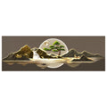 Pintura De Paisagem De Luxo Moderno Para Sala De Estar, Wall Art Poster, Pintura De Lona, Decoração De Casa, Decoração Estética Sem Moldura