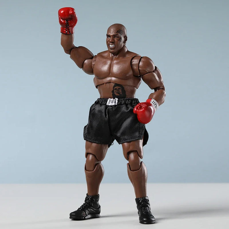 Mike Tyson Final Round Figura de ação de 7 polegadas com acessórios modelo de brinquedo