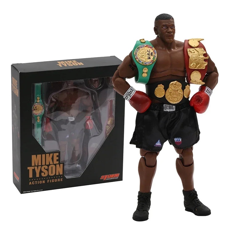 Mike Tyson Final Round Figura de ação de 7 polegadas com acessórios modelo de brinquedo